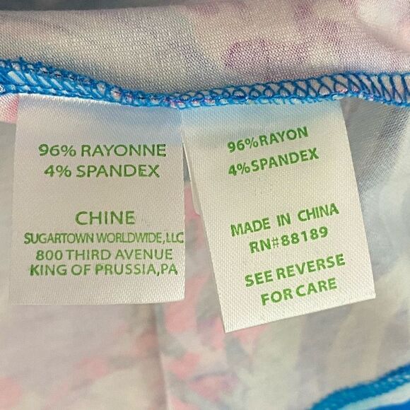 Lilly Pulitzer Dress Lula Mr. Peacock Tweethearts Blue Size XS new - Picture 8 of 15